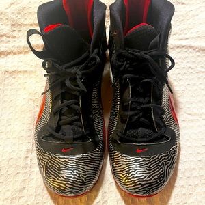 Nike Air Flightposite Exposed Zebra- Size 12